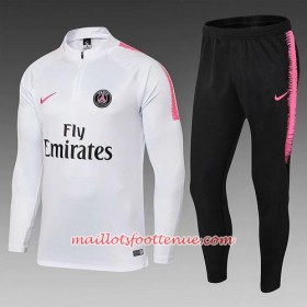 PSG Ensemble Sweat d'entrainement Blanc 2018/2019